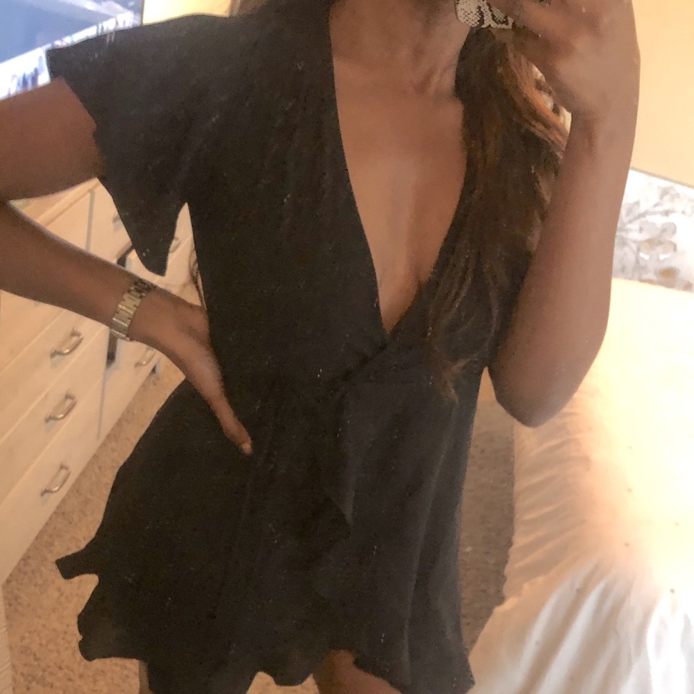 Black skort dress